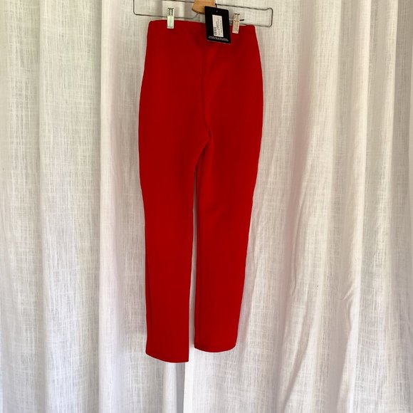 FRONT SPLIT STRAIGHT LEG PANTS - Picture 5 of 5